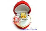 Bán Nhẫn Citrine vàng tây 14k,nhan nam dep,nhẫn vàng tây 14k,có giấy kiểm định đá quý và vàng,nhẫn đá quý theo mệnh đảm bảo chất lượng