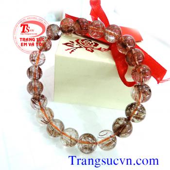 Thạch anh tóc nâu đỏ