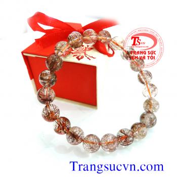 Thạch anh tóc nâu đỏ