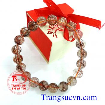 Thạch anh tóc nâu đỏ