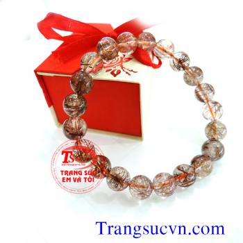 Thạch anh tóc nâu đỏ