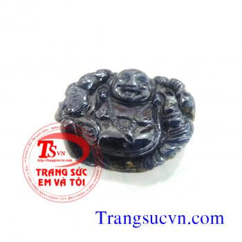 phật Di lặc đá saphir thiên nhiên, nhỏ, có giấy chứng nhận đá quý, ông địa đẹp, rẻ nhất Việt nam, đá Việt nam