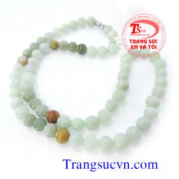 Chuỗi ngọc cẩm thạch tự nhiên,có giấy kiểm định Chuỗi ngọc cẩm thạch tự nhiên,giá bán chuoi vong ngoc cam thach,ngoc tu nhien