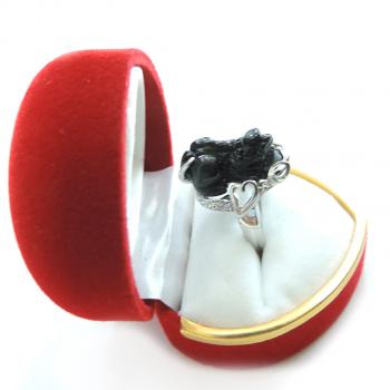 Nhẫn nữ vàng tây gắn đá quý 14k