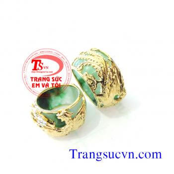 Nhẫn phượng hoàng vàng tây