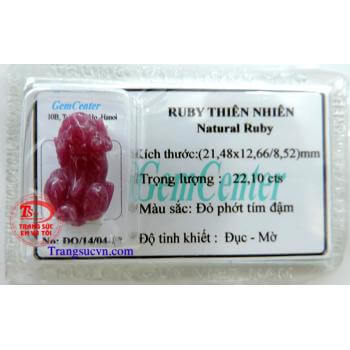 Tỳ hưu ruby tự nhiên