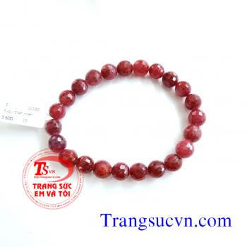 Vòng tay ruby Facet