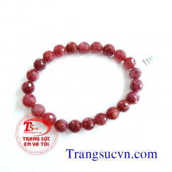 Vòng tay ruby Facet