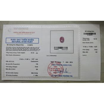 Ruby sao lục yên đẹp
