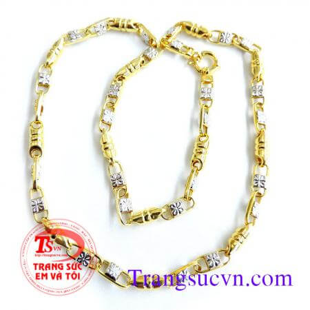 Dây chuyền nam vàng bán day chuyen nam vang giá dây chuyền vàng tây 10k có giấy kiểm định vàng kèm theo,giao dây chuyền vàng và thu tiền tại nhà