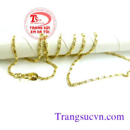 Dây chuyền vàng ý 75