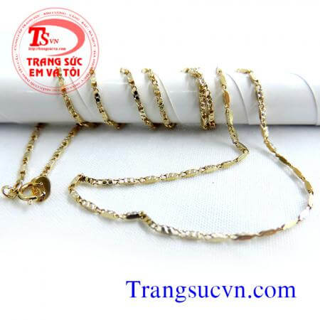 Dây chuyền vàng ý 75