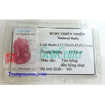 Tỳ hưu Hồng ngọc ruby