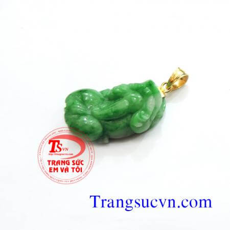 Mặt dây tỳ hưu móc vàng