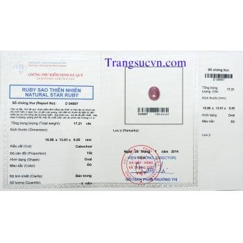 Ruby sao lục yên việt nam