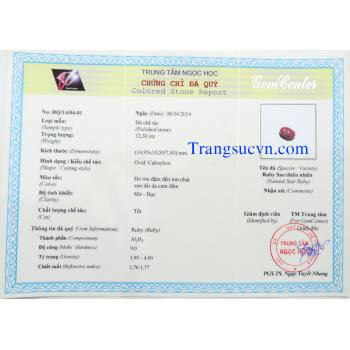 Ruby sao tự nhiên