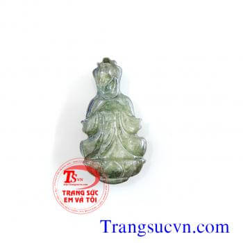 Phật Quan âm đá quý saphir