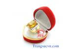 Nhẫn thạch anh vàng nam tính
