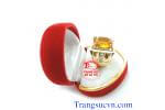 Nhẫn thạch anh vàng nam tính