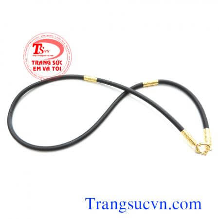 Dây cao su chạm rồng vàng