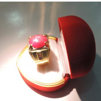 Nhẫn nam ruby sao việt nam