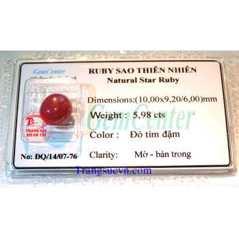 Ruby sao việt nam,Ruby tự nhiên,natural star ruby,ruby thien nhien,ruby luc yen,ruby dep,ruby 6 canh,ruby viet nam,ruby ep vi kiểm định,ruby sao,ruby gia tot,ruby viet,da quy ruby,ruby,da,giá,kiểm định,ruby,sao đẹp,ruby nét,ruby vàng