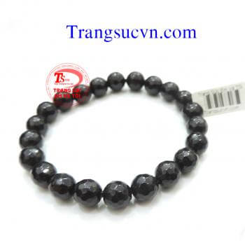 Vòng tay đá mã não đen