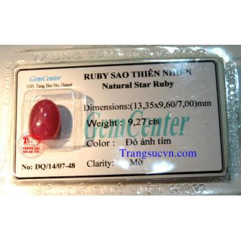 Ruby sao thiên nhiên,Ruby tự nhiên,natural star ruby,ruby thien nhien,ruby luc yen,ruby dep,ruby 6 canh,ruby viet nam,ruby ep vi kiểm định,hong ngoc,hồng ngọc sao,ruby yên bái,ruby nghệ an,ruby quỳ hợp,ruby quy chau,ruby
