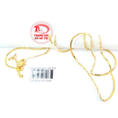 Dây chuyền vàng nữ mảnh đẹp