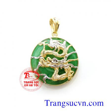 Mặt dây Rồng vàng tây