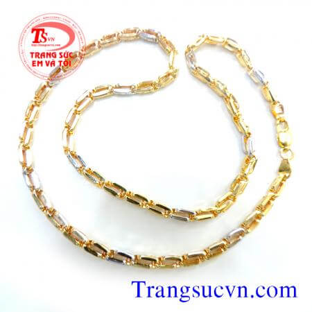 Thiết kế trẻ trung, hợp thời trang, phù hợp với nhiều trang phục. Dây chuyền vàng tây nam. Dây chuyền vàng tây nam. Dây chuyền vàng tây nam