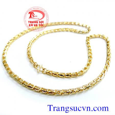 Dây chuyền cho nam,vàng tây 10k