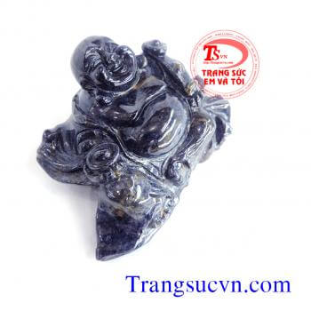 Phật di lặc đá saphir to