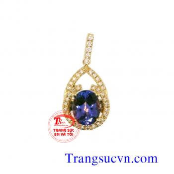 Mặt dây đá saphir