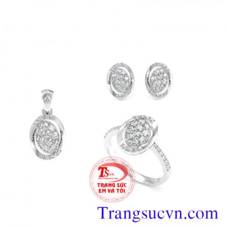 Kim cương trang sức bộ