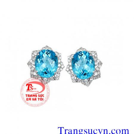 Hoa tai đá topaz