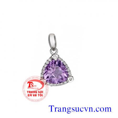 Mặt thạch anh tím thiên nhiên