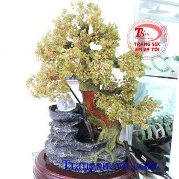 Cây đá quý Peridot thiên nhiên