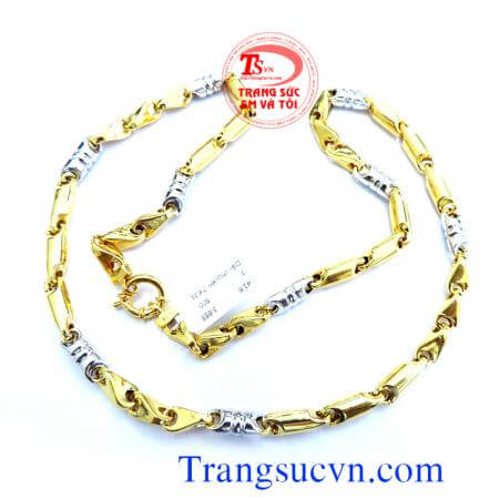 Bán dây chuyền vàng tây 10k 12k 14k 18k vàng nhập khẩu, đặt dây chuyền nam theo yêu cầu>