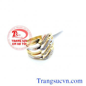 Nhẫn nữ vàng tây đẹp