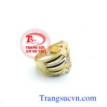 Nhẫn nữ vàng tây 