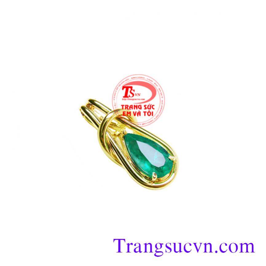 Mặt đá quý Emerald thiên nhiên đẹp