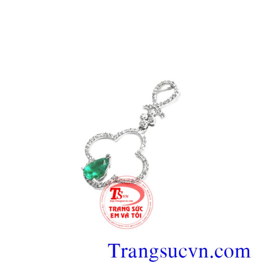 Mặt vàng trắng đá Emerald
