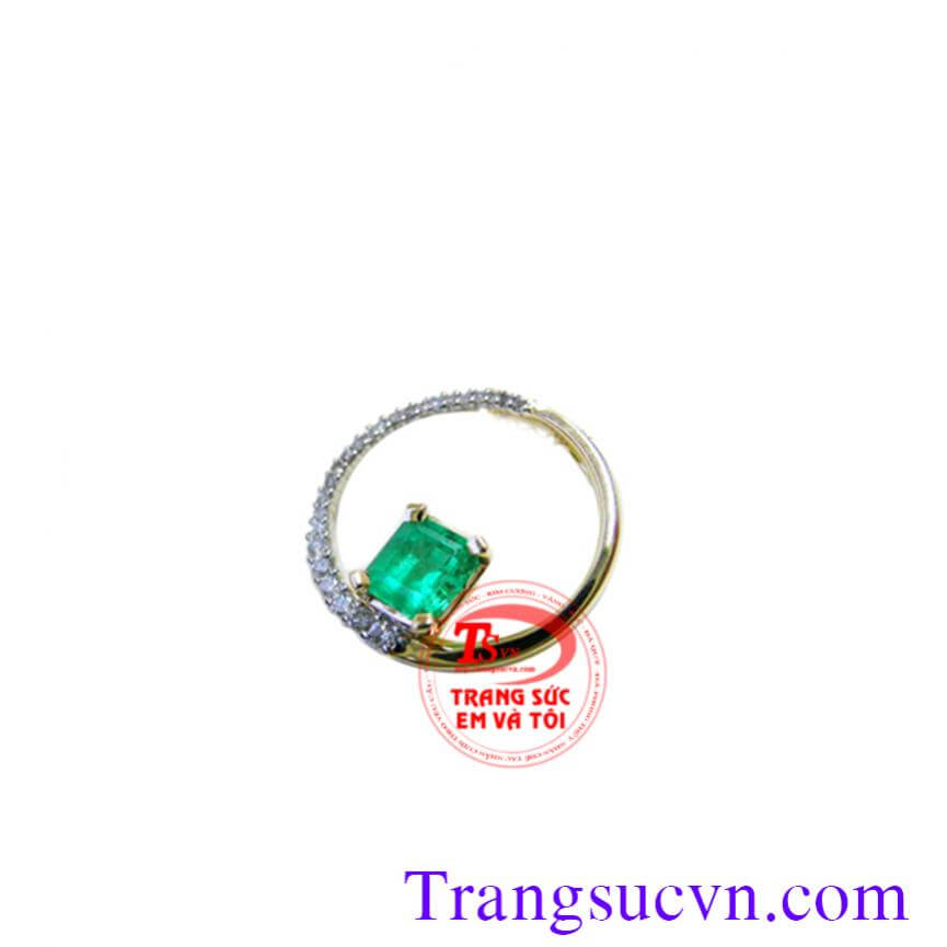 Mặt dây emerald điệu