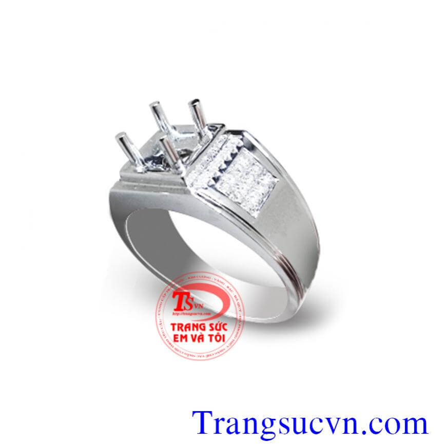 Ổ nhẫn nam kim cương