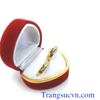 Nhẫn cưới vàng tây đẹp