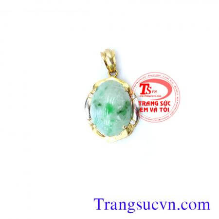Mặt dây vàng ngọc Jadeite