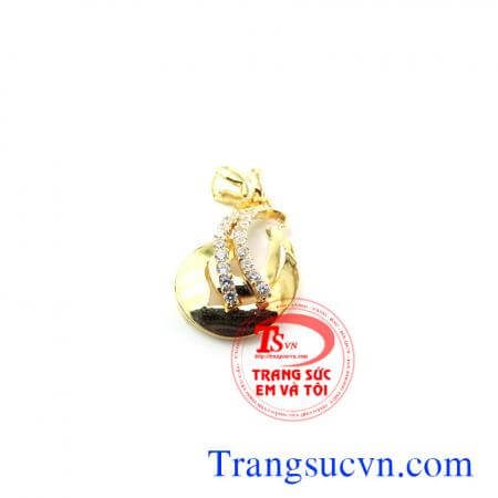 Mặt dây nữ vàng tây xinh
