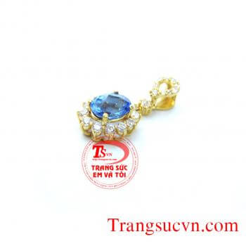 Mặt đá topaz mặt dây