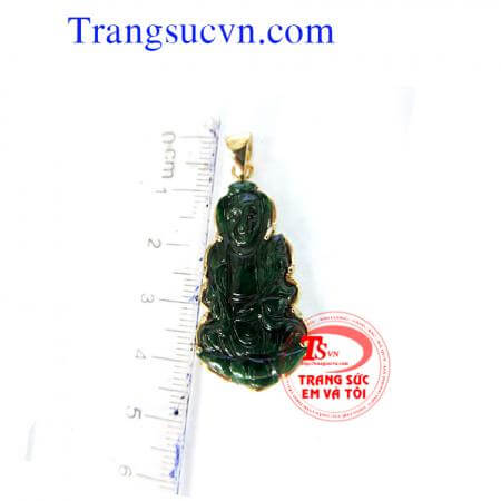 Mặt phật bản mệnh bọc vàng, mặt quan âm dây chuyền bằng bà di lặc ngà voi tượng da Tượng Phật Ngọc Quan Thế Âm Bồ Tát nghìn tay, Cận cảnh : bất Động Minh Vương vàng 18K,Mặt phật bản mệnh bọc vàng, mặt phật quan âm bọc vàng, mặt dây chuyền phật bằng vàng, 